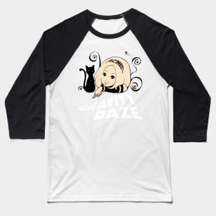 Gravity Rush - Kat New Year 2012 Logo With Text Baseball T-Shirt